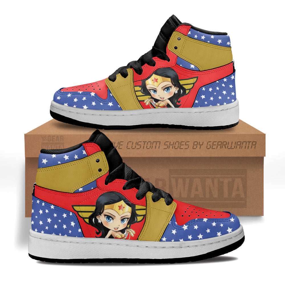 Wonder Woman Superhero Kid Sneakers Custom-Gear Wanta