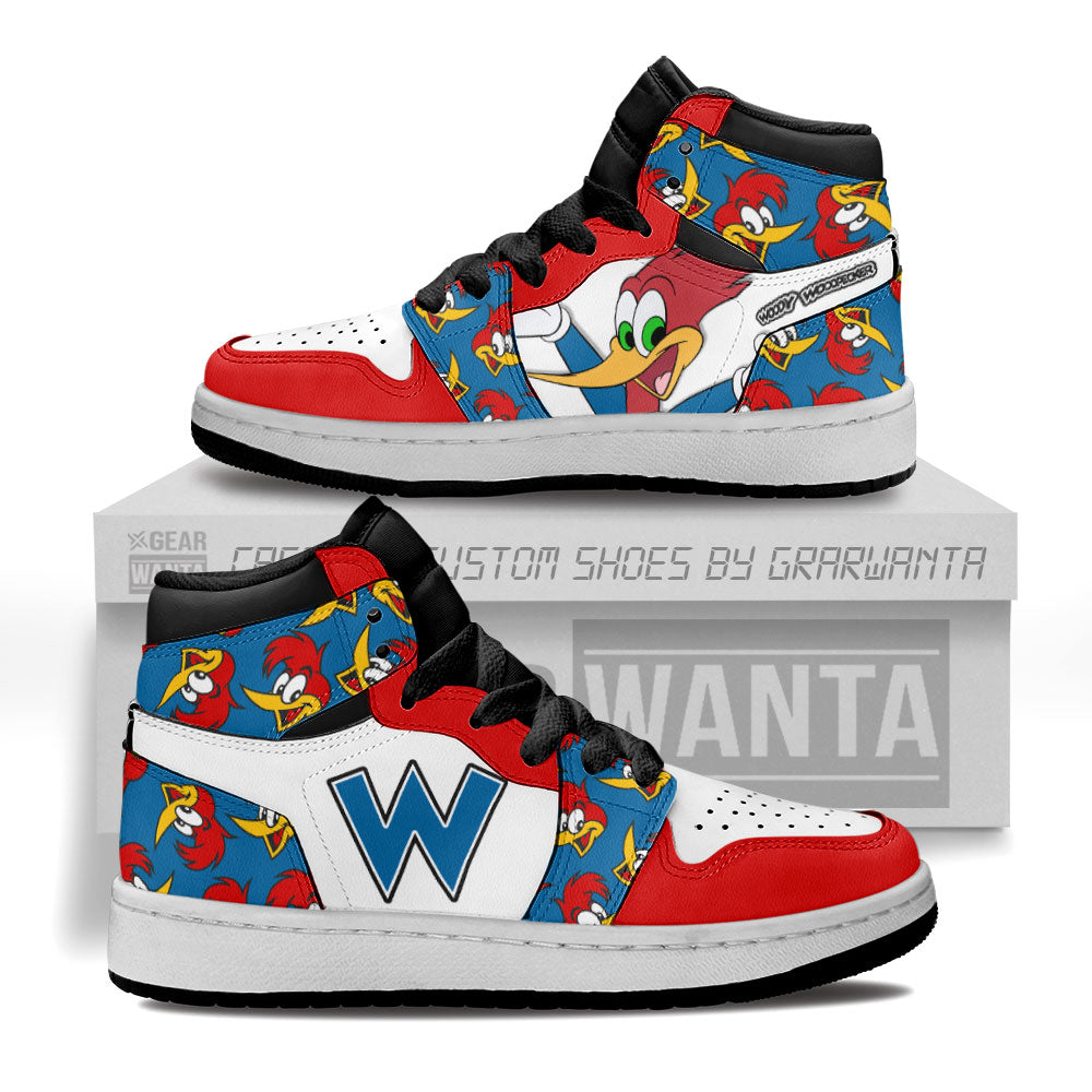 Woody Woodpecker Kid J1s Sneakers Cartoon Collection - Gearwanta.com