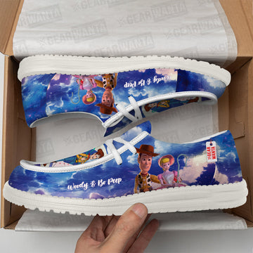 Woody and Bo Peep Canvas Loafer Shoes Vanlentine's Gifts Idea-gearwanta.com