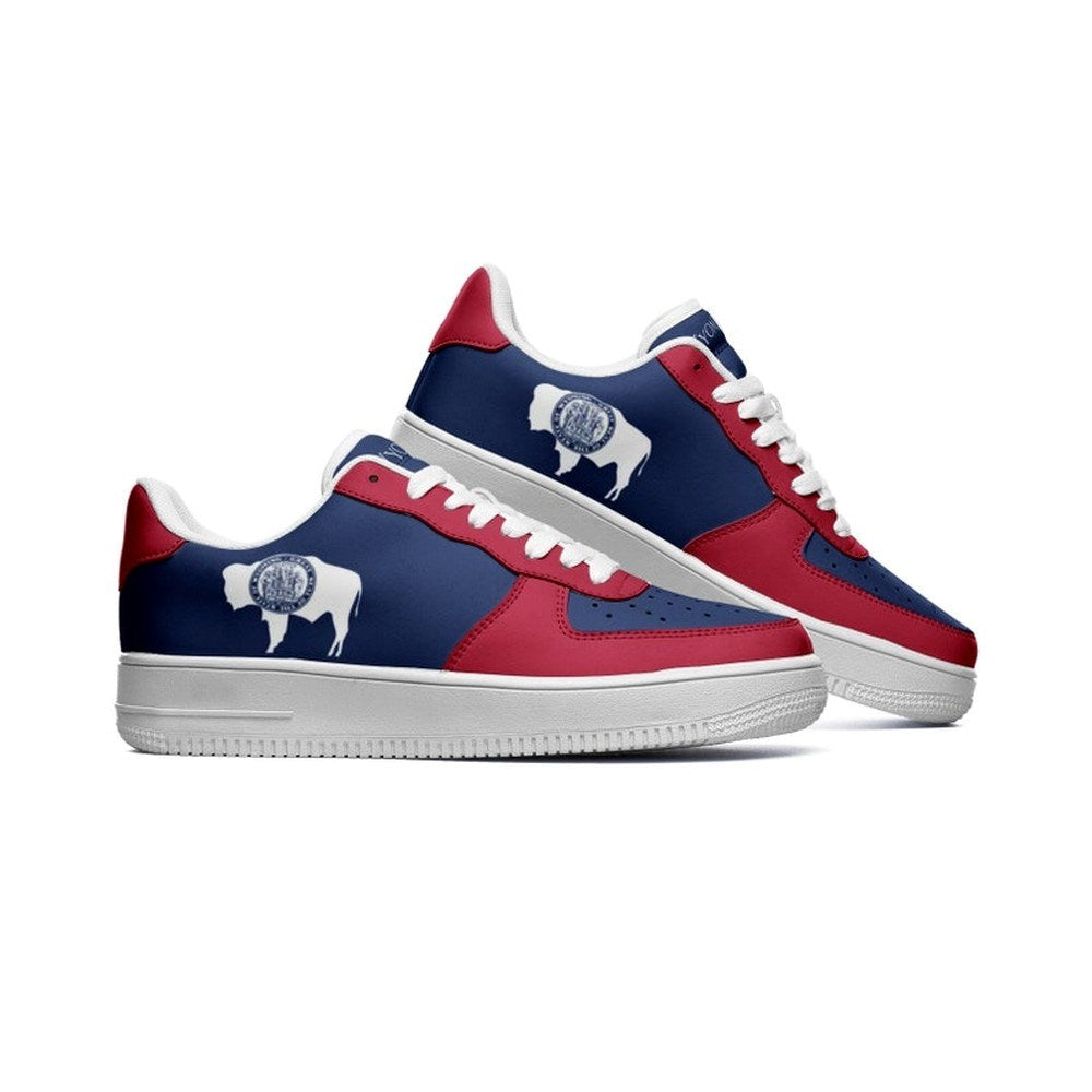 Wyoming Flag Flag Air Force Shoes Custom Country