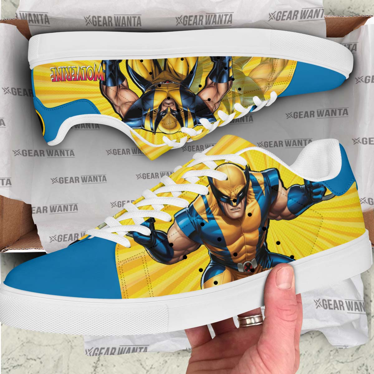 X-men Wolverine Stan Shoes Custom-Gear Wanta