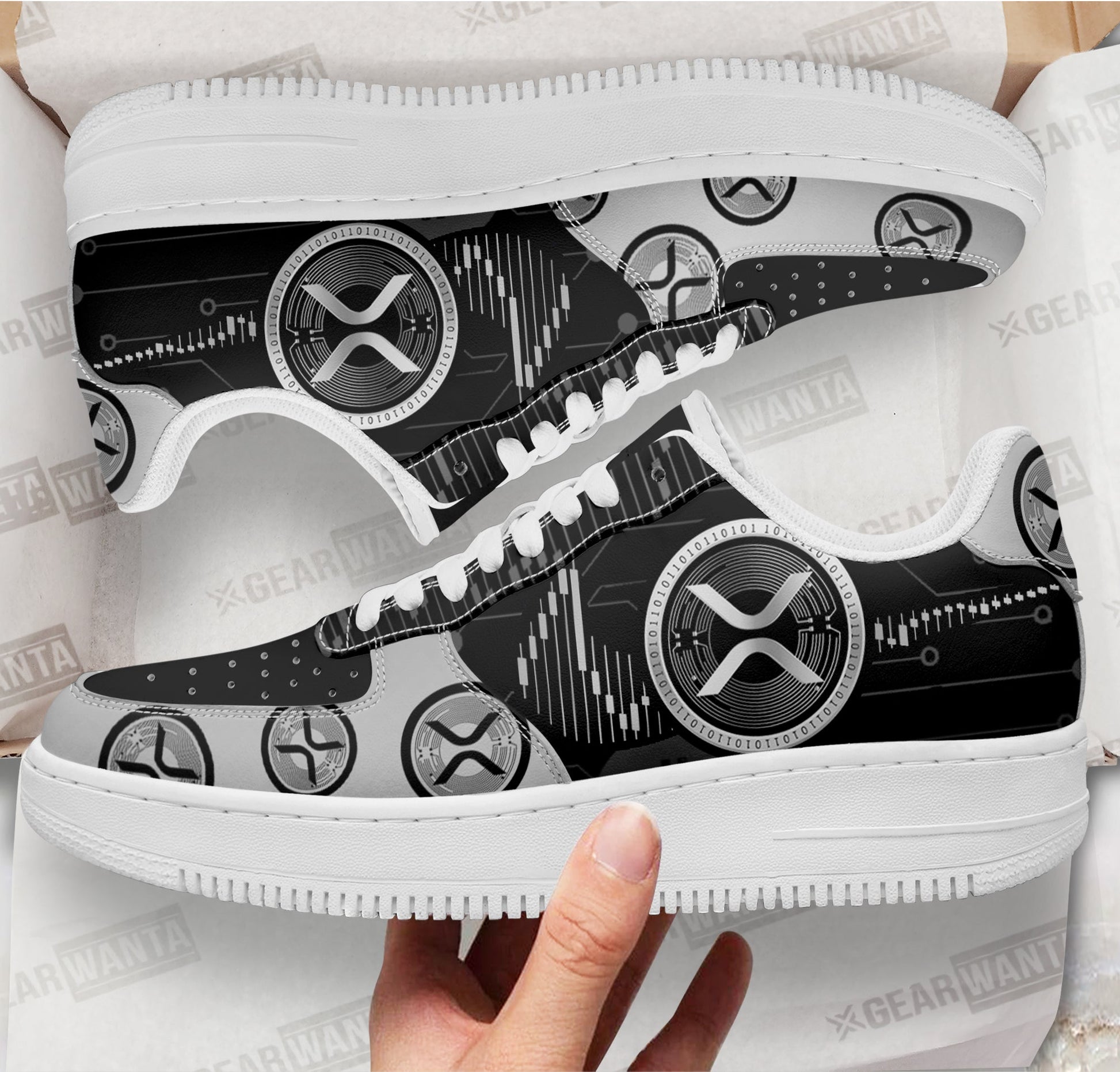 XRP Shoes Custom Sneakers TT14-Gear Wanta