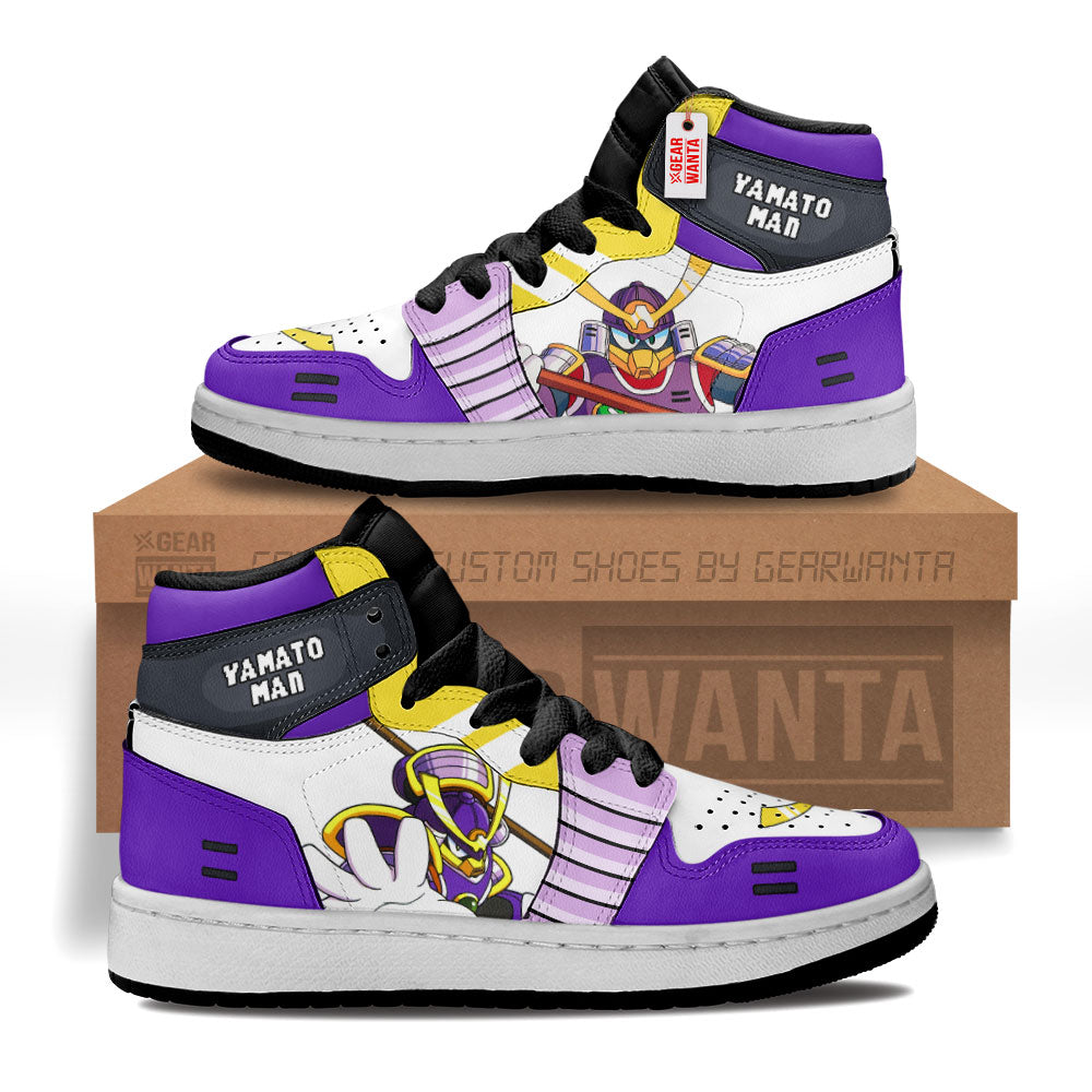 Yamato Man Mega Man Kid Sneakers Custom For Kids-Gear Wanta