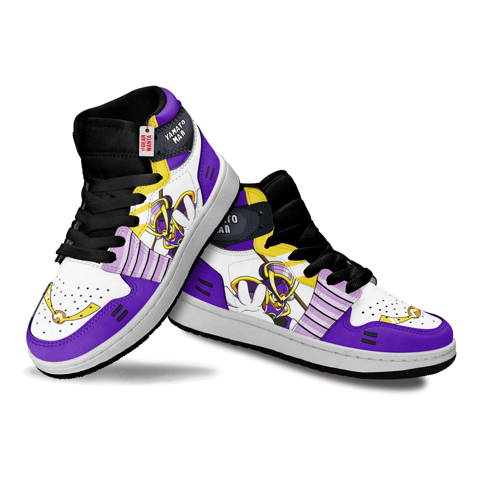 Yamato Man Mega Man Kid Sneakers Custom For Kids-Gear Wanta