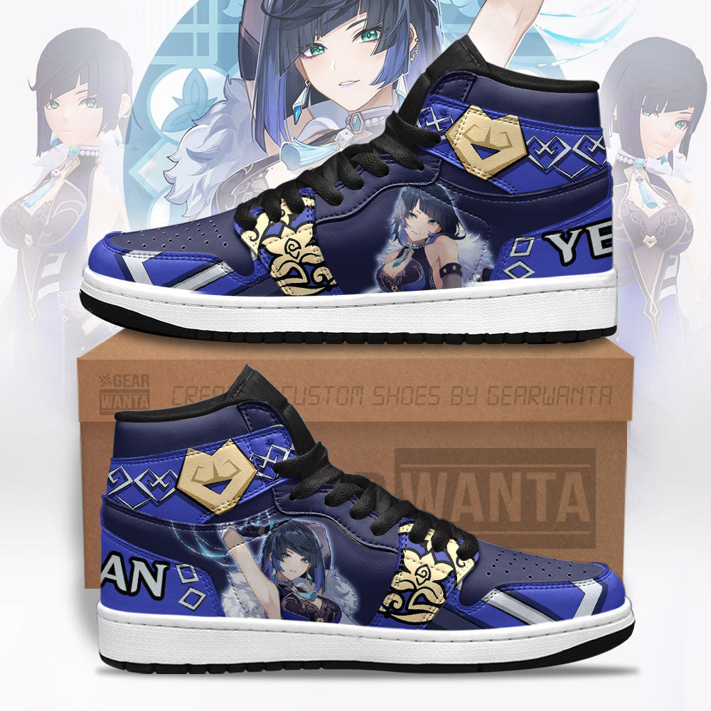 Yelan Genshin Shoes Custom For Fans Sneakers TT19-Gear Wanta