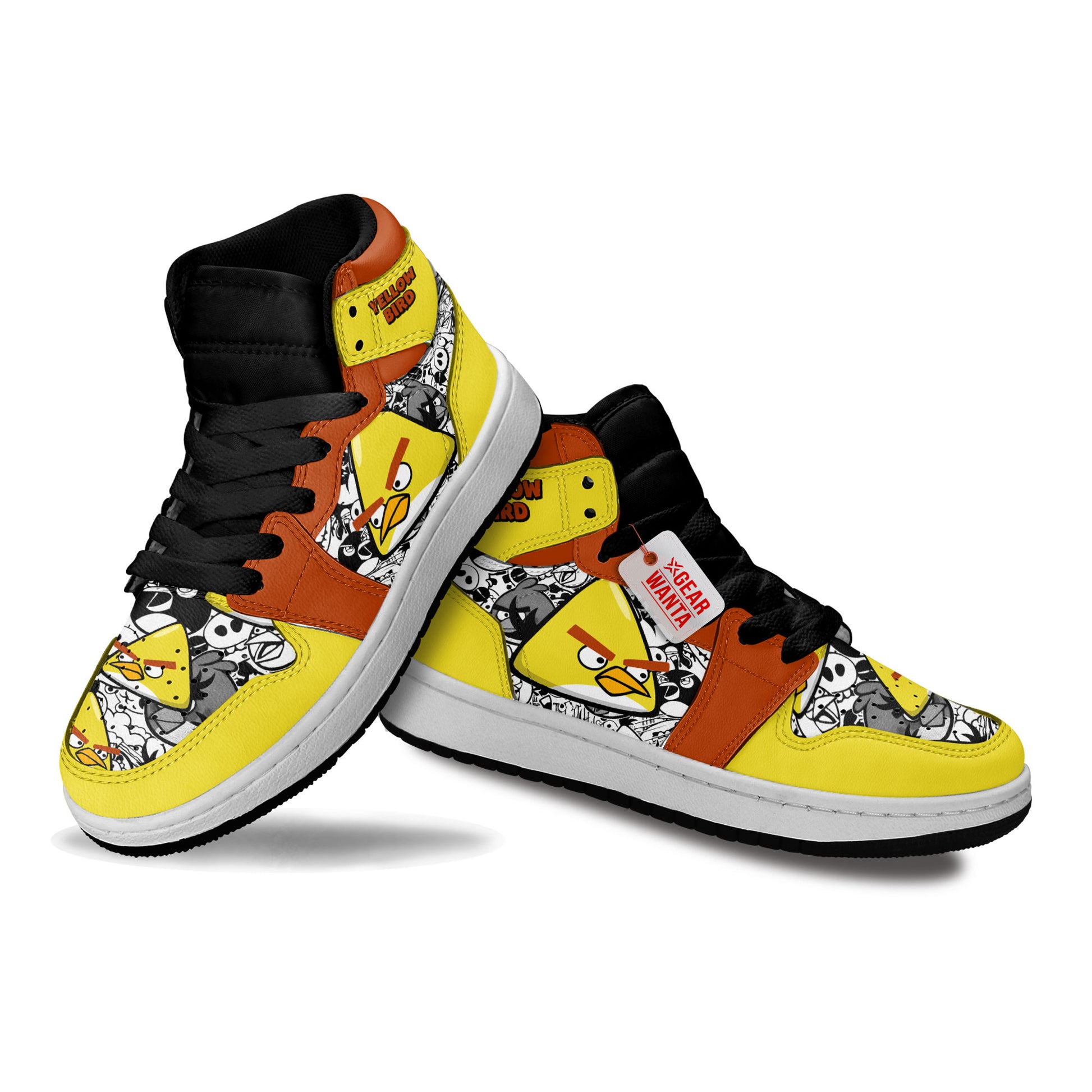 Yellow Bird Kid J1s Sneakers Cartoon Collection - Gearwanta.com