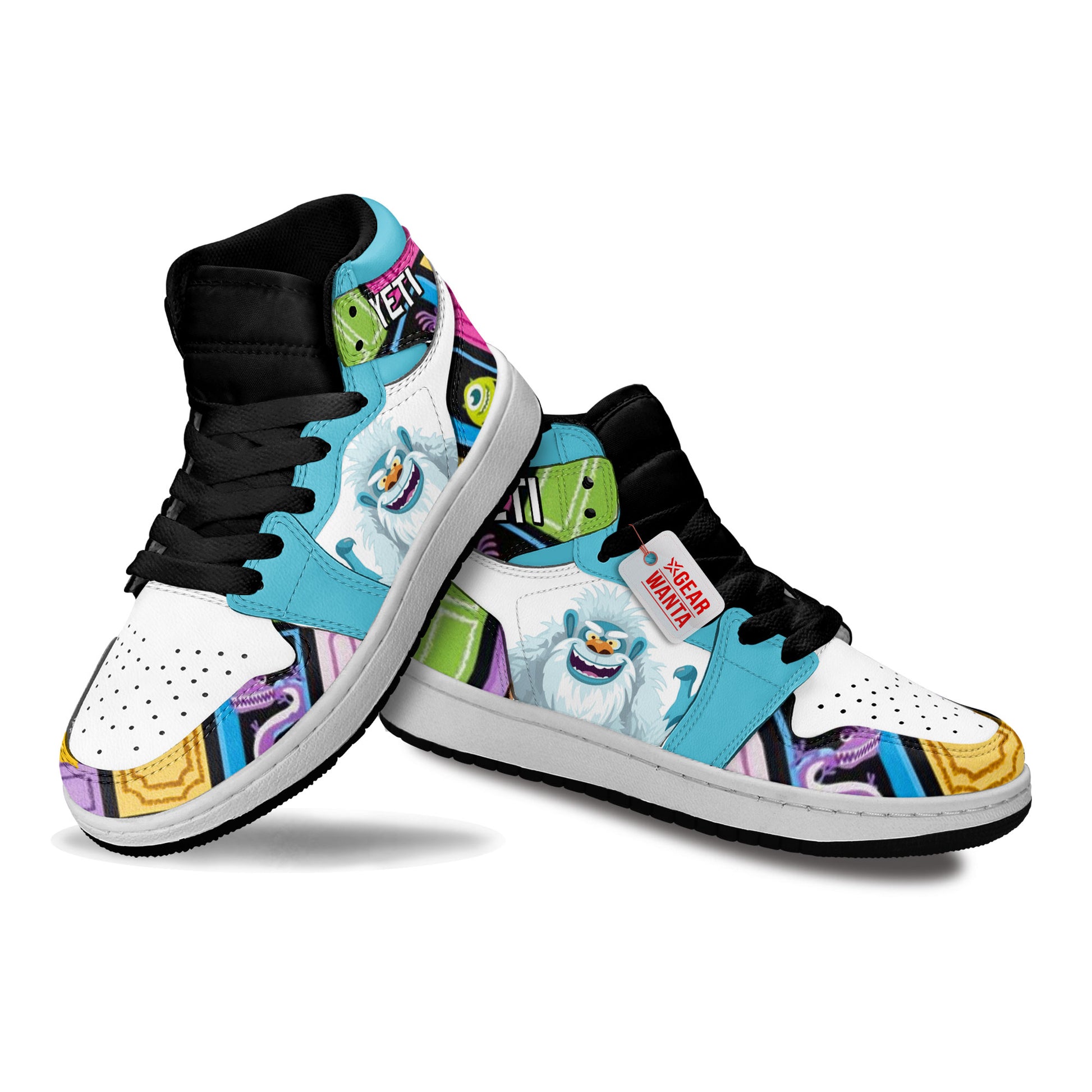 Yeti Kid J1s Sneakers Cartoon Collection - Gearwanta.com