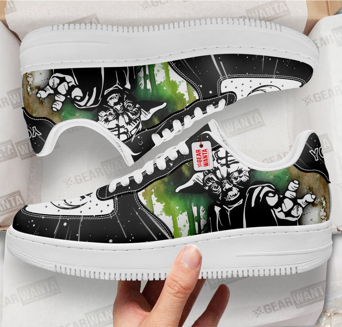 Yoda Star Wars Custom Air Sneakers PT21-Gear Wanta