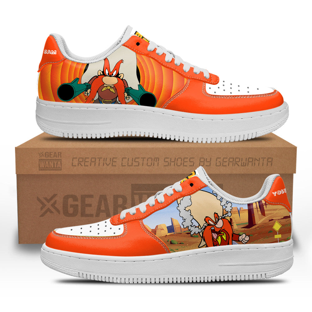 Yosemite Sam Looney Tunes Custom Air Sneakers QD14-Gear Wanta