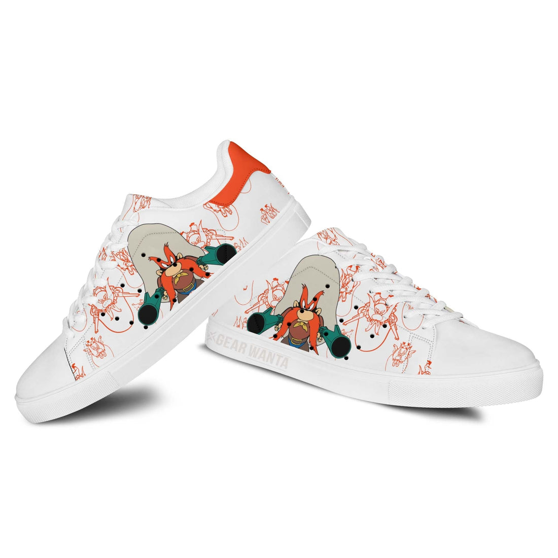 Yosemite Sam Stan Shoes Custom Looney Tunes Sneakers For Fans-Gear Wanta