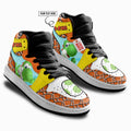 Yoshi Kid J1s Sneakers Personalized Cartoon Collection - Gearwanta.com
