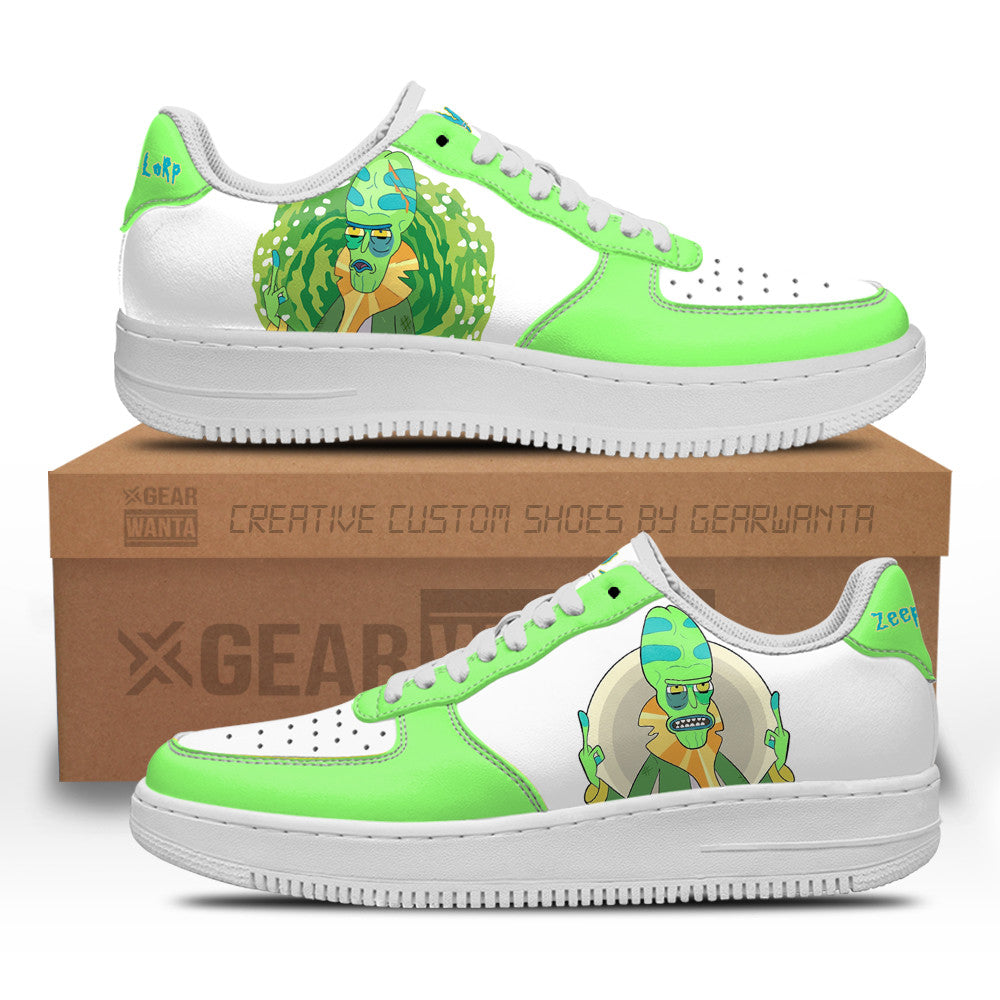 Zeep Xanflorp Rick and Morty Custom Air Sneakers QD13-Gear Wanta