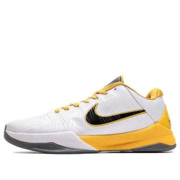 Zoom Kobe 5 'White Black Del Sol Metallic Silver'