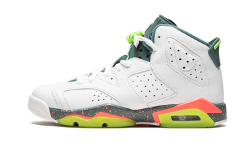 Jordan 6 Retro GS "Bright Mango/Ghost Green"