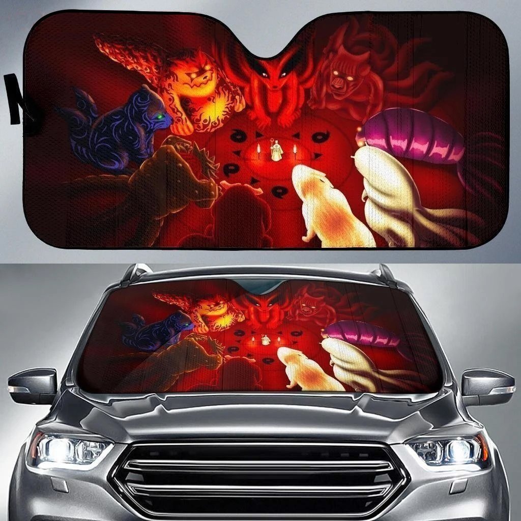 10 Tailed Beast NRT Anime Car Sun Shade NH06-Gear Wanta