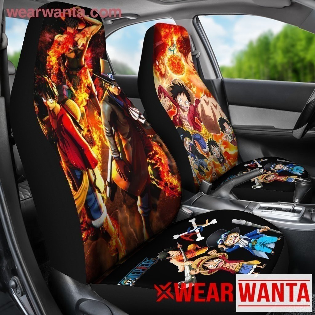 ASL Pirates Crew One Piece Anime Car Seat Covers NH08-Gear Wanta