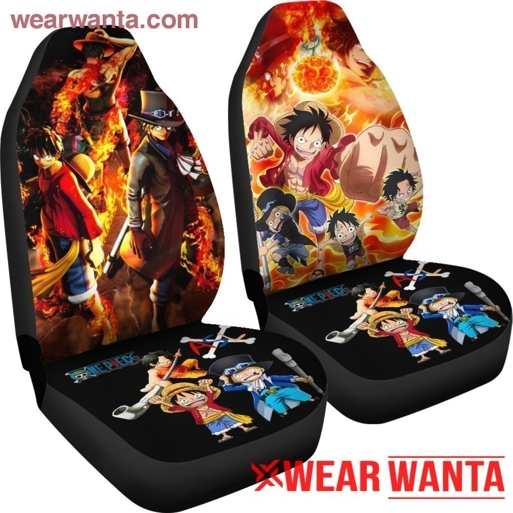 ASL Pirates Crew One Piece Anime Car Seat Covers NH08-Gear Wanta