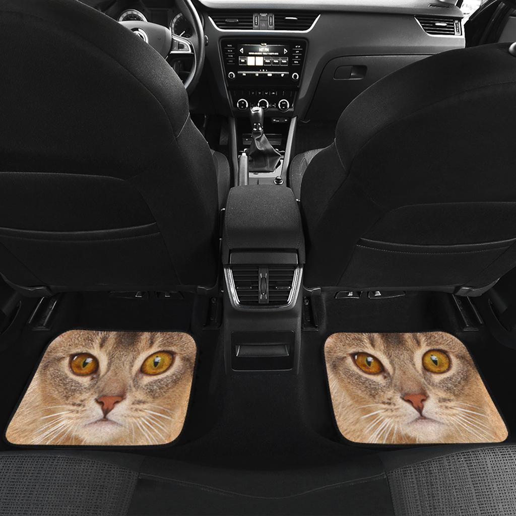 Abyssinian Cat Car Floor Mats Custom Cat Lover Car Accessories-Gear Wanta