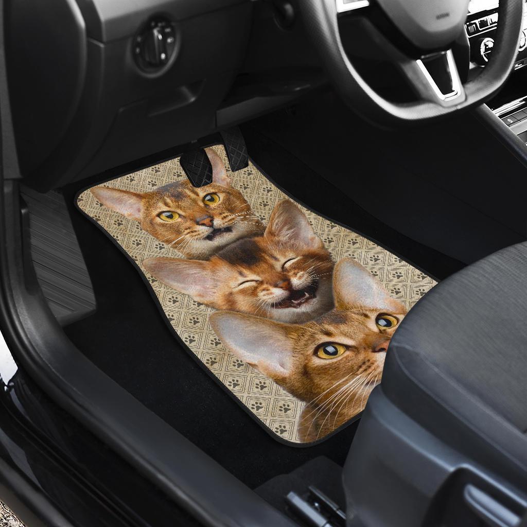 Abyssinian Cat Car Floor Mats Custom For Abyssinian Cat Car Accessories-Gear Wanta