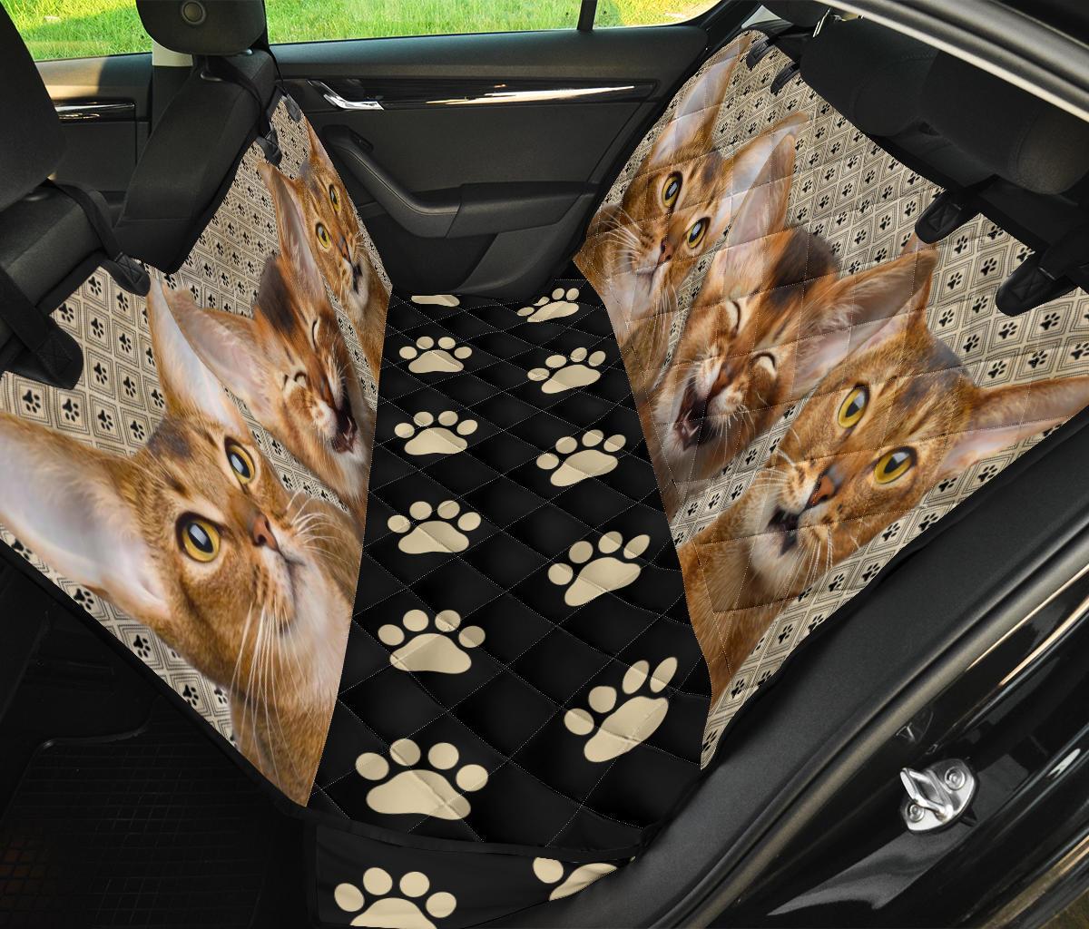 Abyssinian Cat Pet Seat Cover For Car Cat Lover-Gear Wanta