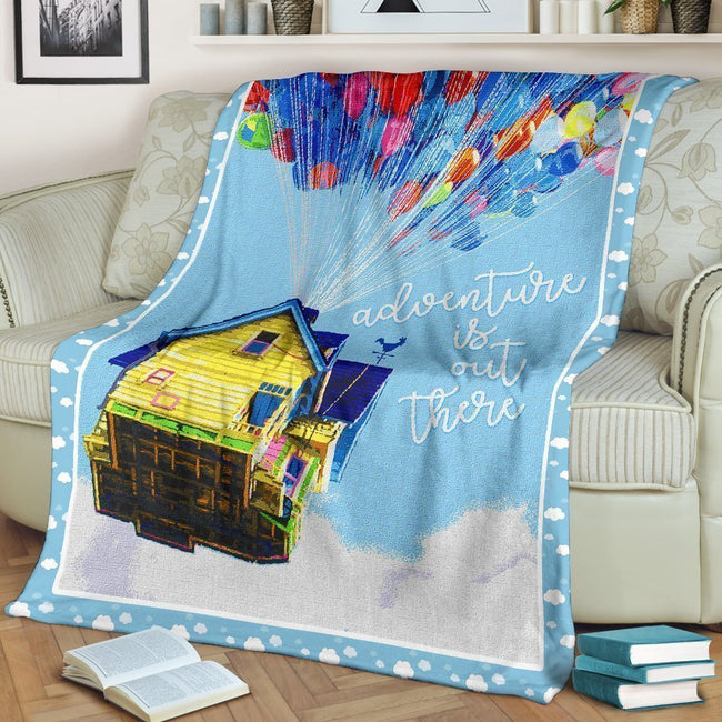 Adventure Is Out There Up Movies Fleece Blanket Fan Gift-Gear Wanta