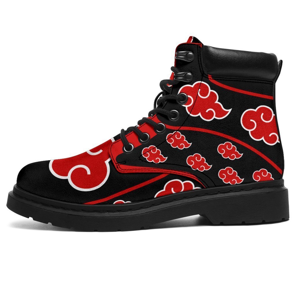 Akatsuki Boot Shoes Custom For NRT Anime Fan-Gear Wanta