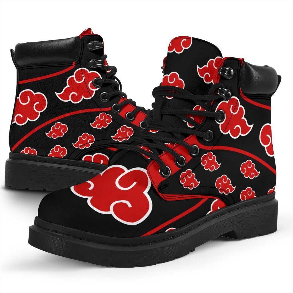 Akatsuki Boot Shoes Custom For NRT Anime Fan-Gear Wanta