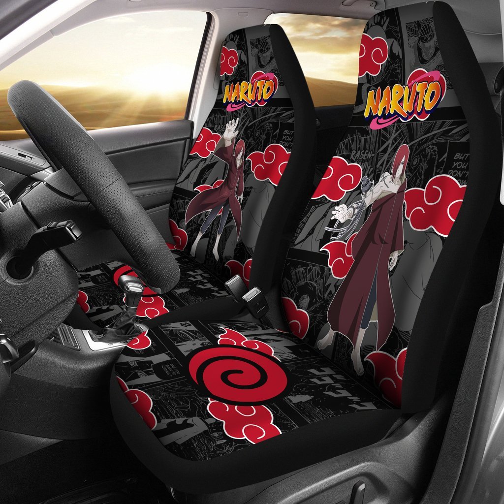 Akatsuki Nagato Car Seat Covers NRT Anime Car Accessories-Gear Wanta