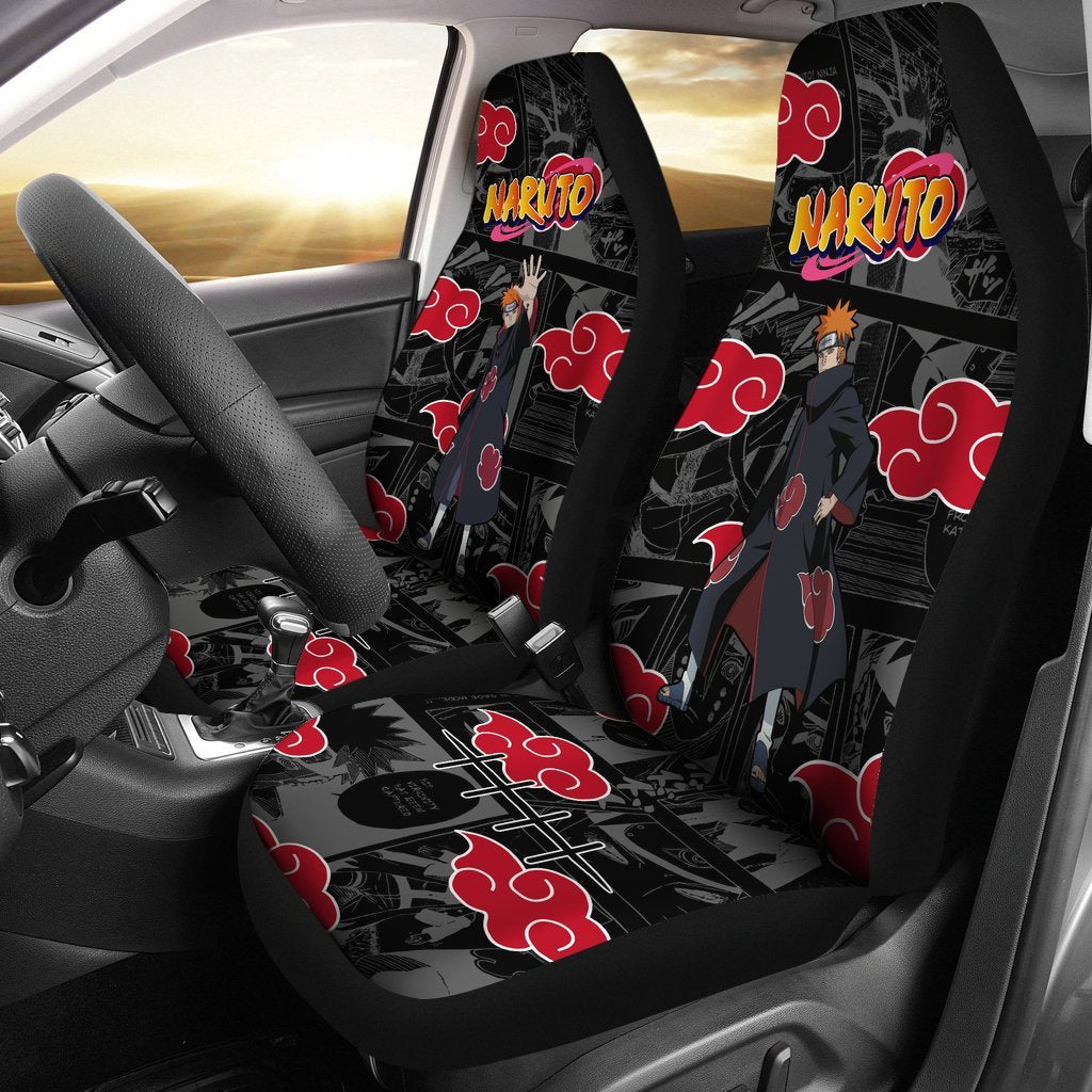 Akatsuki Pain Car Seat Covers NRT Anime Car Accessories-Gear Wanta