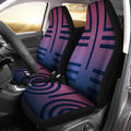 Akaza Car Seat Covers Custom Akaza Uniform Demon Slayer Anime Car Accessories Anime Gifts-Gear Wanta