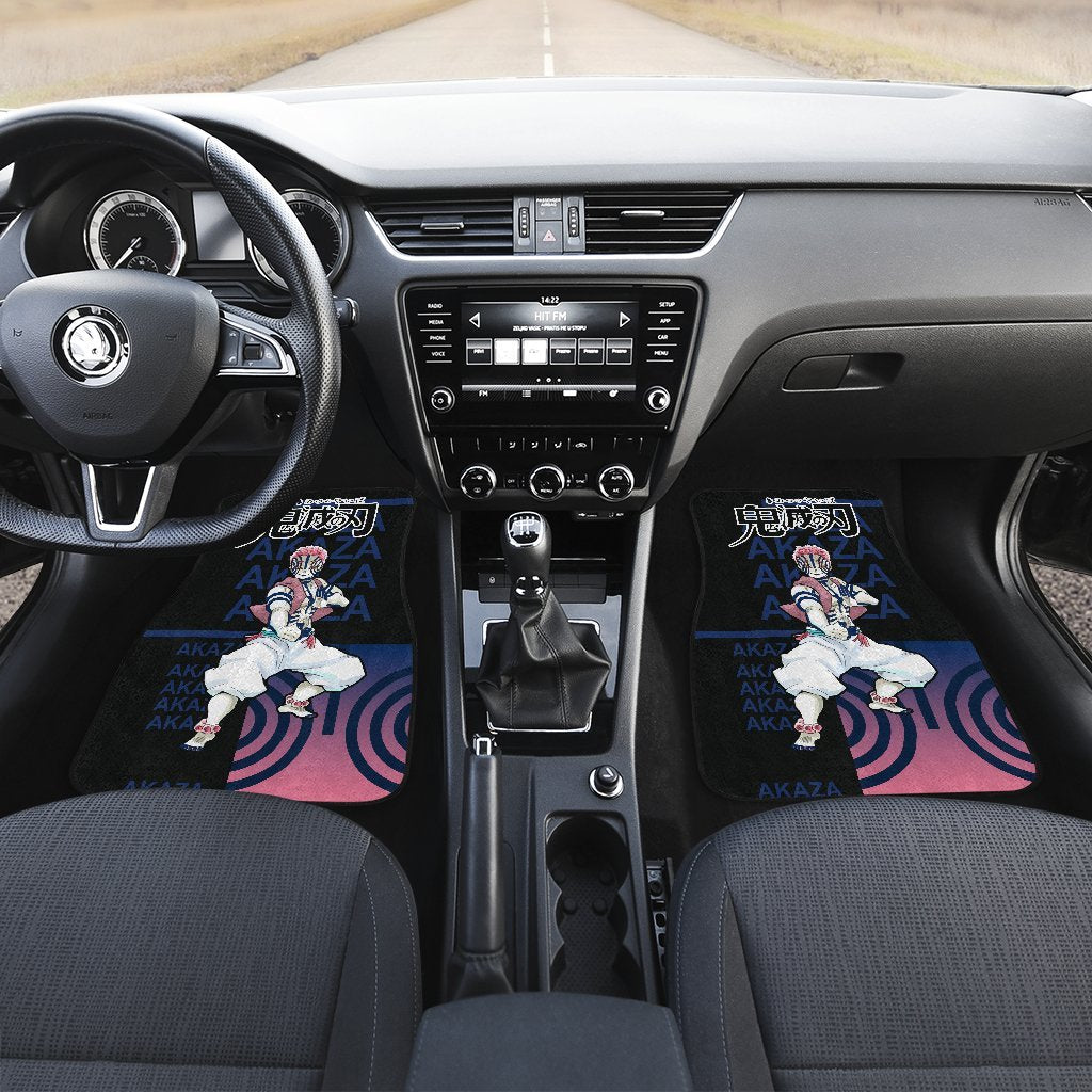 Akaza Demon Slayer Car Floor Mats Gift Anime-Gear Wanta