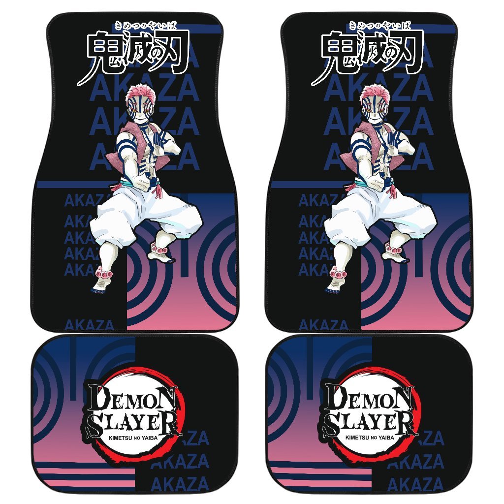 Akaza Demon Slayer Car Floor Mats Gift Anime-Gear Wanta