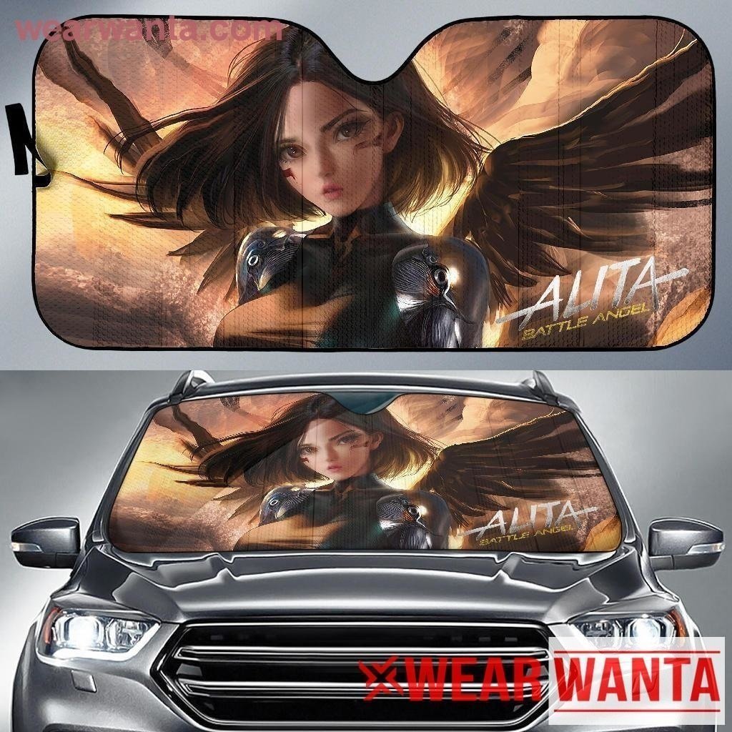 Alita Wings Battle Angel Car Sun Shade-Gear Wanta