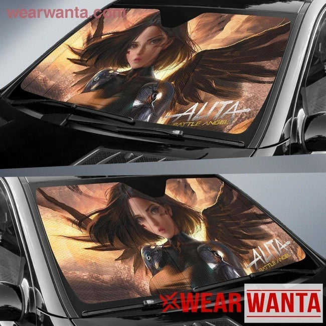 Alita Wings Battle Angel Car Sun Shade-Gear Wanta
