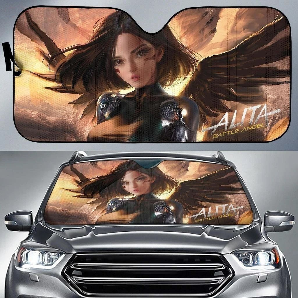 Alita Wings Battle Angel Car Sun Shade-Gear Wanta