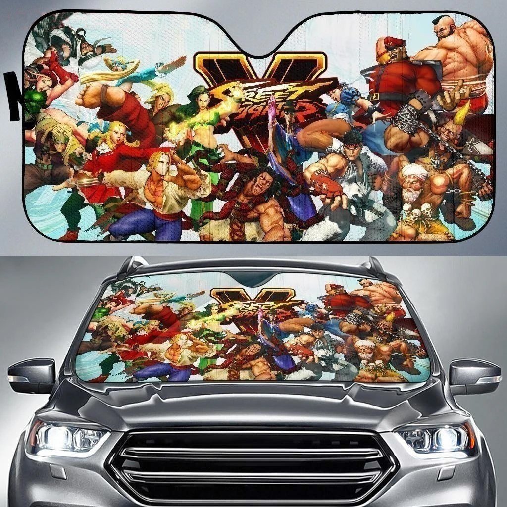 All Fighter Street Fighter V Car Sun shade For-Gear Wanta