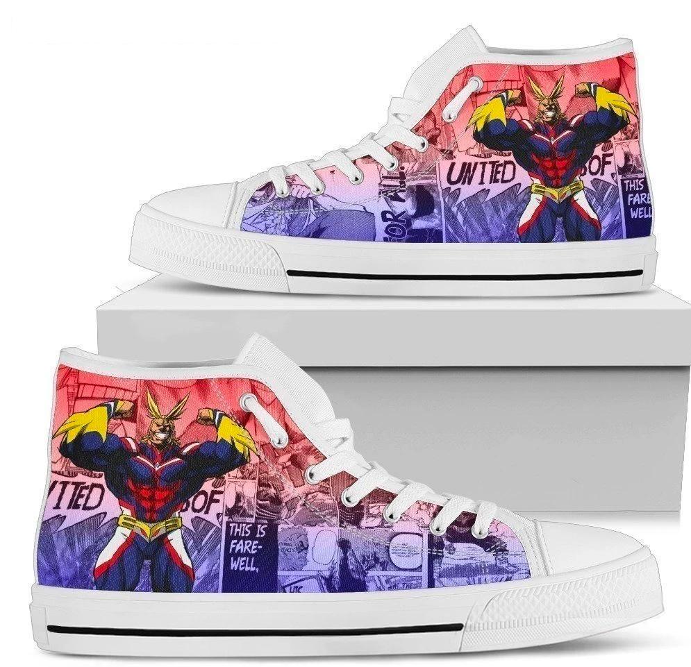 All Might My Hero Academia High Top Shoes Anime NH09-Gear Wanta