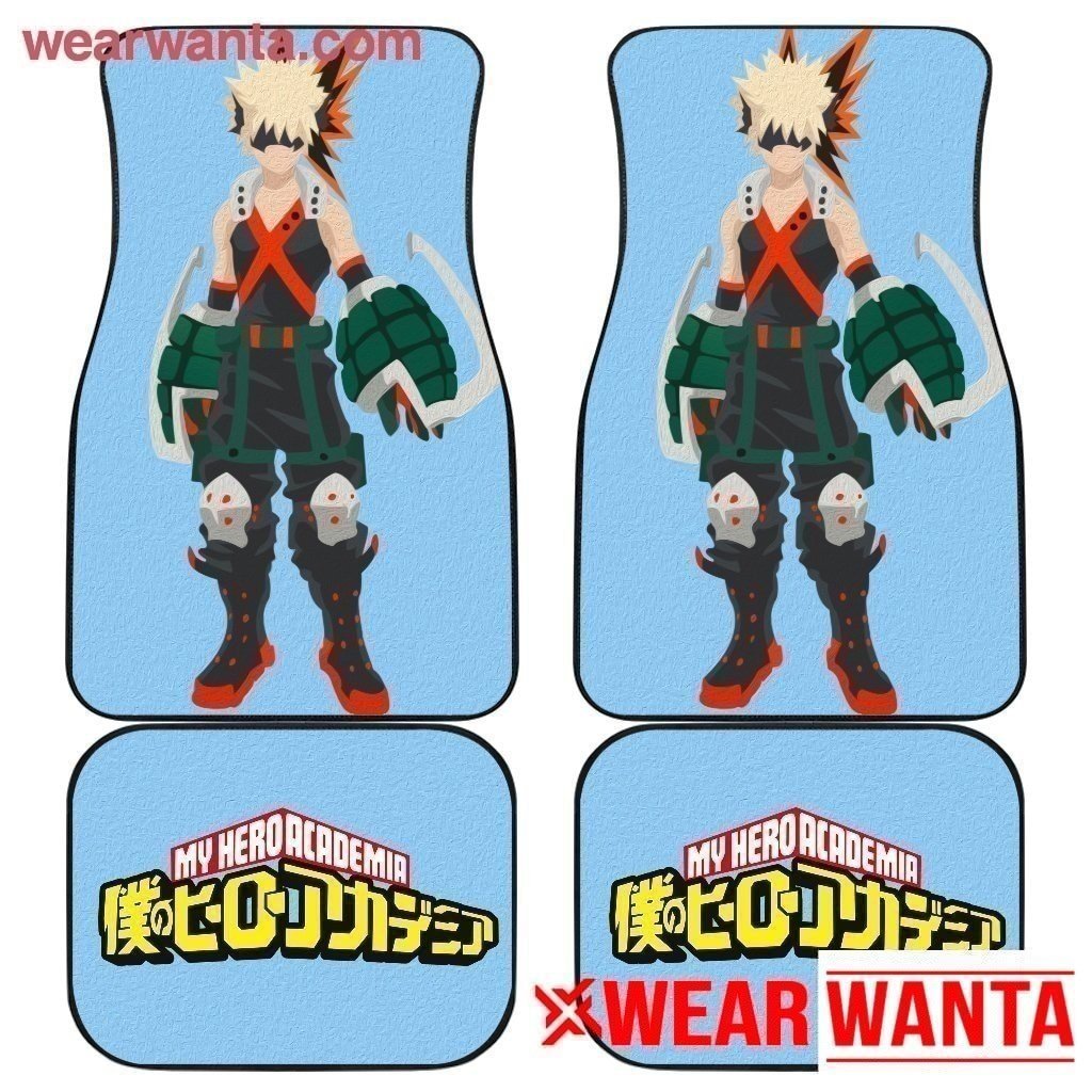 All Mighty Hero My Hero Academia Car Floor Mats 2 MN05-Gear Wanta