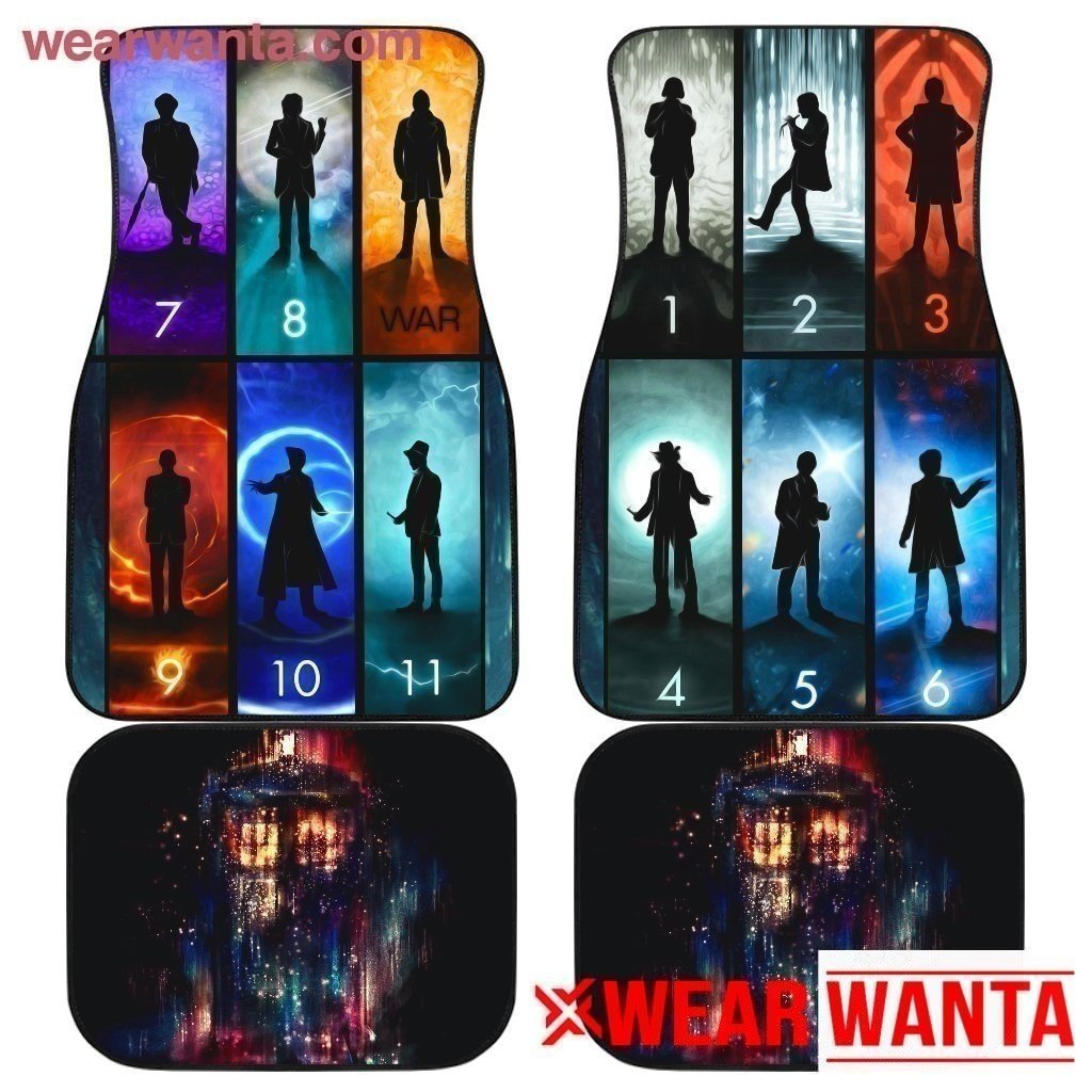 All Number Doctor Who Car Floor Mats-Gear Wanta