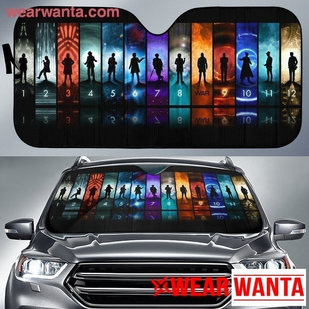 All Number Doctor Who Car Sun Shade-Gear Wanta