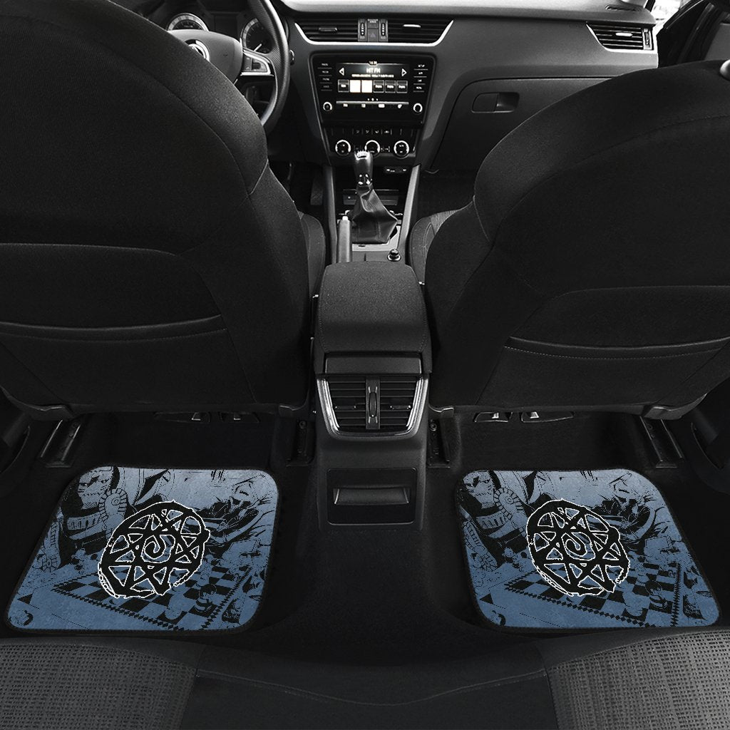 Alphonse Elric Fullmetal Alchemist Brotherhood Car Floor Mats Love Anime-Gear Wanta