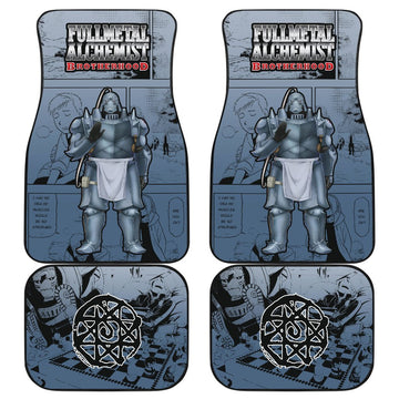 Alphonse Elric Fullmetal Alchemist Brotherhood Car Floor Mats For Hard Fan Anime-Gear Wanta