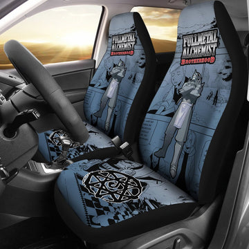 Alphonse Elric Fullmetal Alchemist Brotherhood Car Seat Covers Like Anime-Gear Wanta