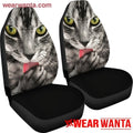 Amazing Cat Licking Cat Car Seat Covers For Cat Lovers-Gear Wanta