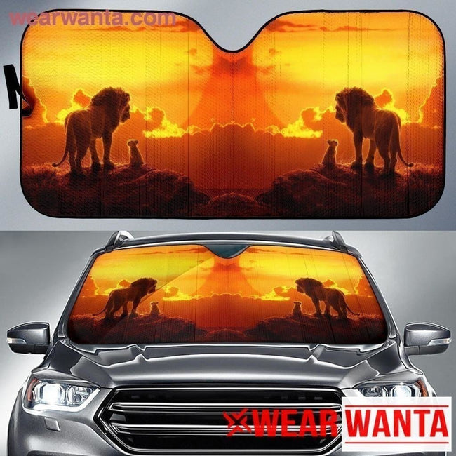 Amazing Mufasa & Simba Lion King Car Sun Shade-Gear Wanta
