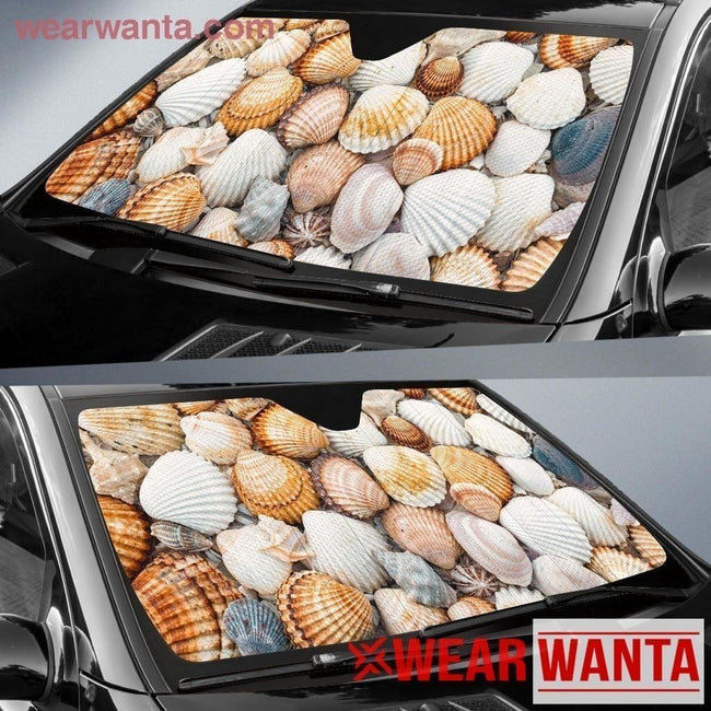 Amazing Sea Shells Car Sun Shade Sea Lover-Gear Wanta