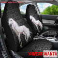 Amazing White Horse Car Seat Covers LT04-Gear Wanta