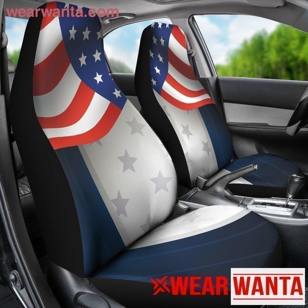 American Flag Car Seat Covers Custom Car Decoration Accessories-Gear Wanta