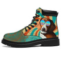 American Foxhound Dog Boots Shoes Funny Hippie Style-Gear Wanta
