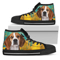 American Foxhound Dog Sneakers Colorful High Top Shoes-Gear Wanta